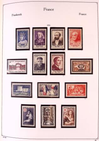 Collection timbres neuf de France en 3 albums