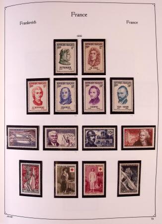 Collection timbres neuf de France en 3 albums