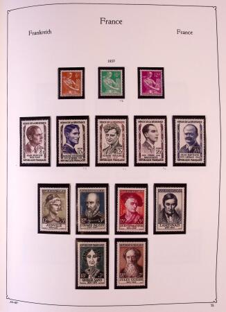 Collection timbres neuf de France en 3 albums