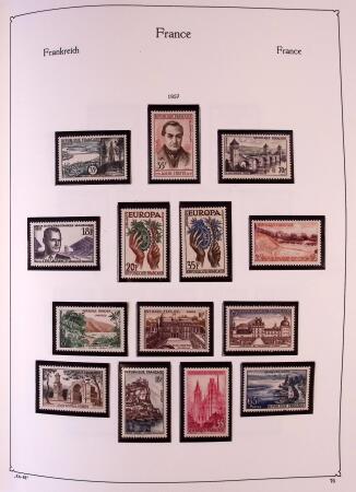 Collection timbres neuf de France en 3 albums