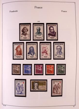 Collection timbres neuf de France en 3 albums