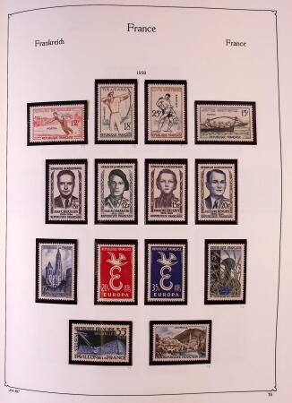Collection timbres neuf de France en 3 albums