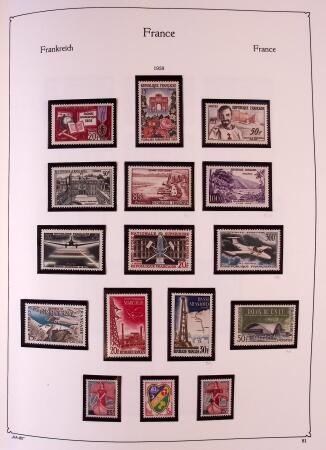 Collection timbres neuf de France en 3 albums