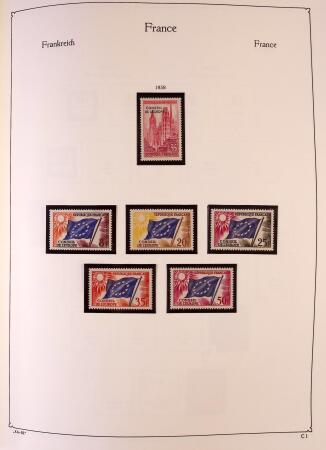 Collection timbres neuf de France en 3 albums