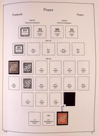 Collection timbres neuf de France en 3 albums