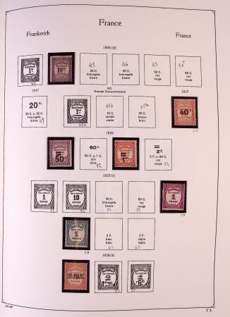 Collection timbres neuf de France en 3 albums
