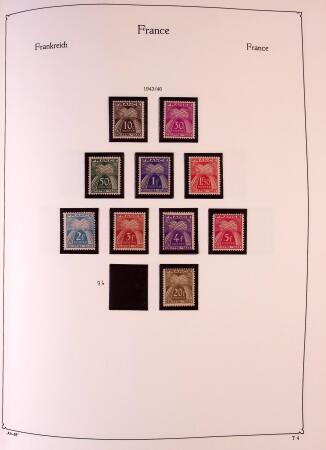 Collection timbres neuf de France en 3 albums
