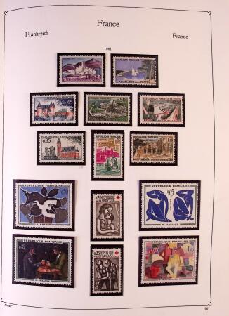 Collection timbres neuf de France en 3 albums