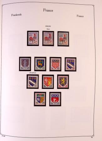 Collection timbres neuf de France en 3 albums