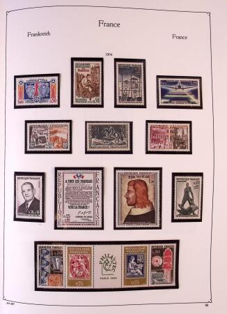 Collection timbres neuf de France en 3 albums