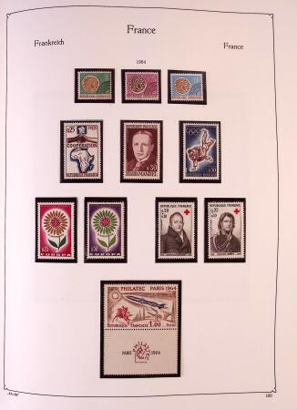 Collection timbres neuf de France en 3 albums
