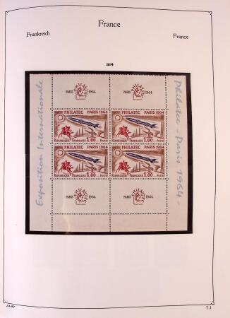 Collection timbres neuf de France en 3 albums