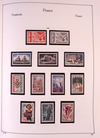 Collection timbres neuf de France en 3 albums