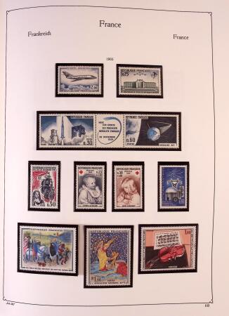 Collection timbres neuf de France en 3 albums