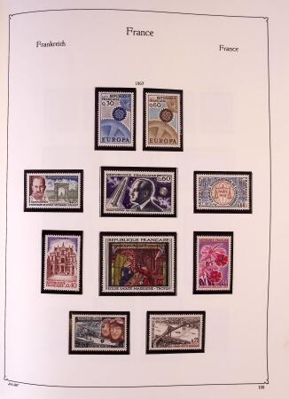 Collection timbres neuf de France en 3 albums