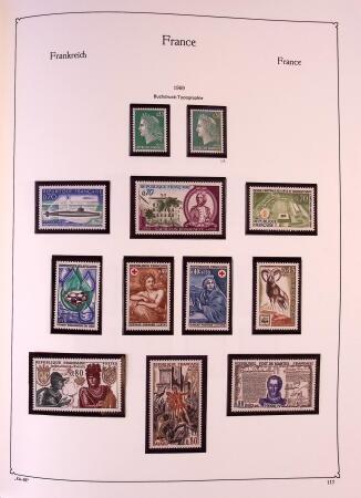 Collection timbres neuf de France en 3 albums