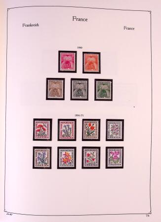 Collection timbres neuf de France en 3 albums