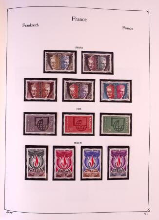 Collection timbres neuf de France en 3 albums