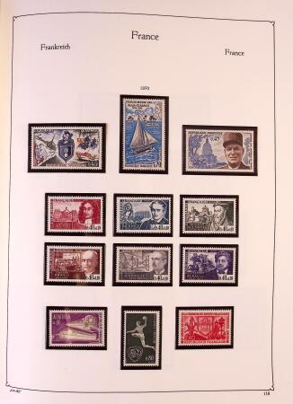 Collection timbres neuf de France en 3 albums