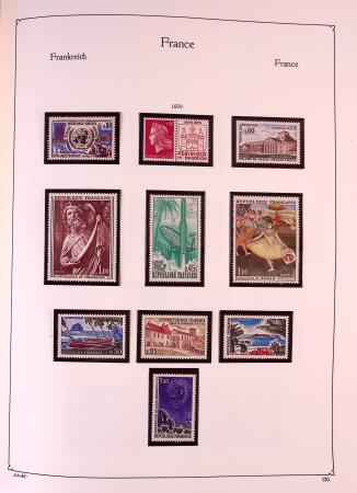 Collection timbres neuf de France en 3 albums