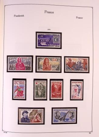 Collection timbres neuf de France en 3 albums
