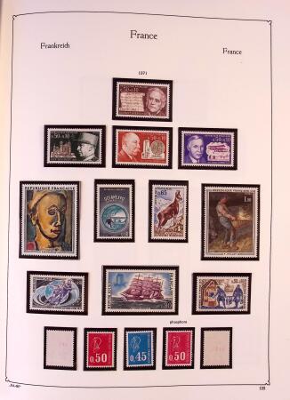 Collection timbres neuf de France en 3 albums