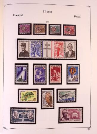 Collection timbres neuf de France en 3 albums