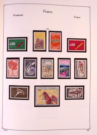 Collection timbres neuf de France en 3 albums