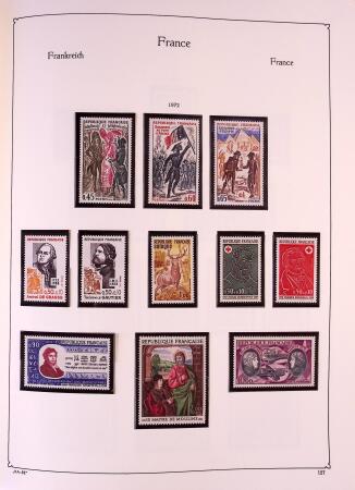 Collection timbres neuf de France en 3 albums
