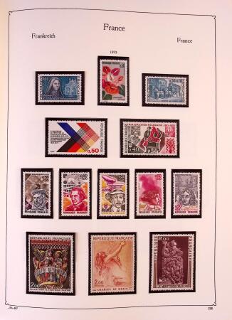 Collection timbres neuf de France en 3 albums