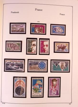 Collection timbres neuf de France en 3 albums