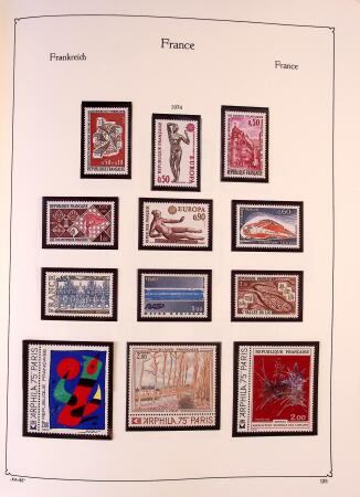 Collection timbres neuf de France en 3 albums