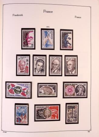Collection timbres neuf de France en 3 albums