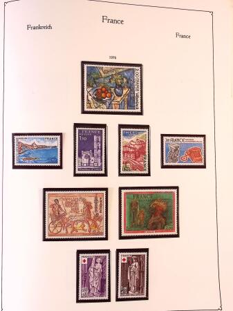 Collection timbres neuf de France en 3 albums