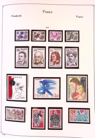 Collection timbres neuf de France en 3 albums