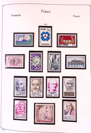 Collection timbres neuf de France en 3 albums