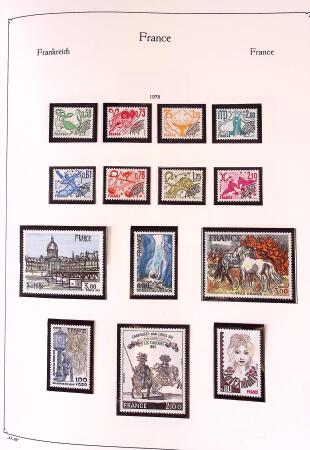 Collection timbres neuf de France en 3 albums