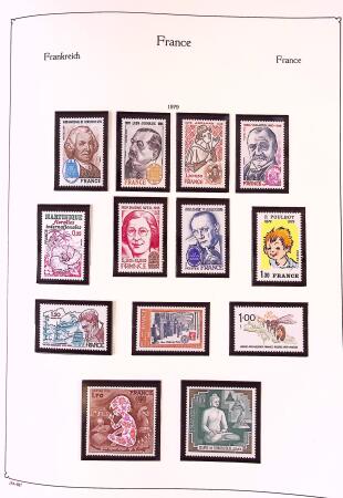 Collection timbres neuf de France en 3 albums