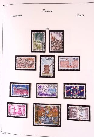 Collection timbres neuf de France en 3 albums