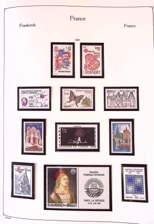 Collection timbres neuf de France en 3 albums