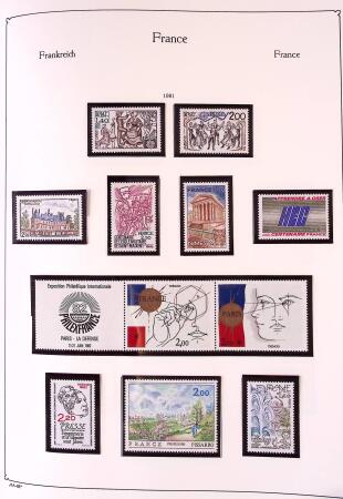 Collection timbres neuf de France en 3 albums
