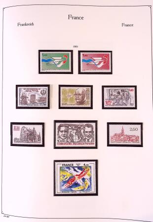Collection timbres neuf de France en 3 albums
