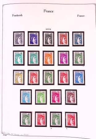 Collection timbres neuf de France en 3 albums