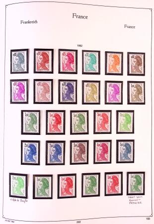 Collection timbres neuf de France en 3 albums