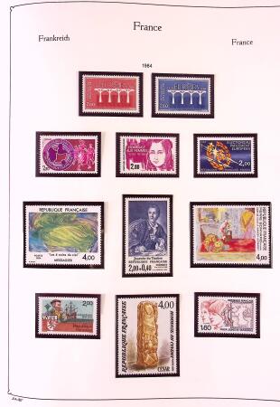 Collection timbres neuf de France en 3 albums