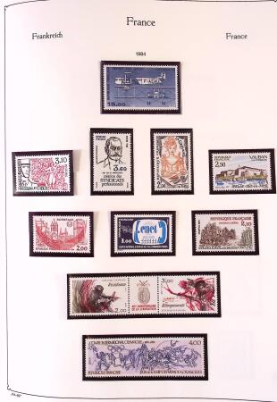 Collection timbres neuf de France en 3 albums