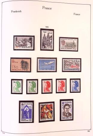 Collection timbres neuf de France en 3 albums