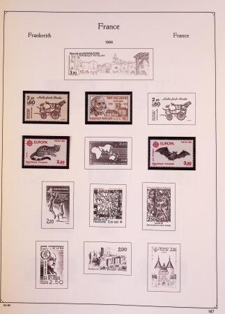 Collection timbres neuf de France en 3 albums