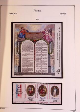 Collection timbres neuf de France en 3 albums
