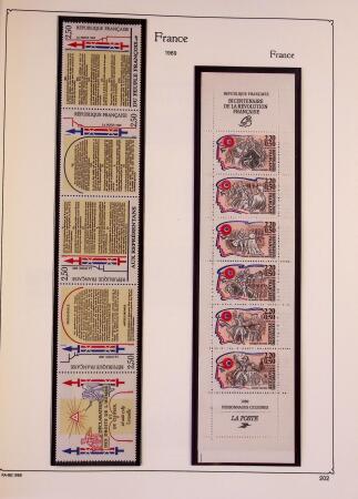 Collection timbres neuf de France en 3 albums